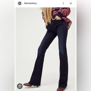 MOTHER Dark Blue Flare Jeans